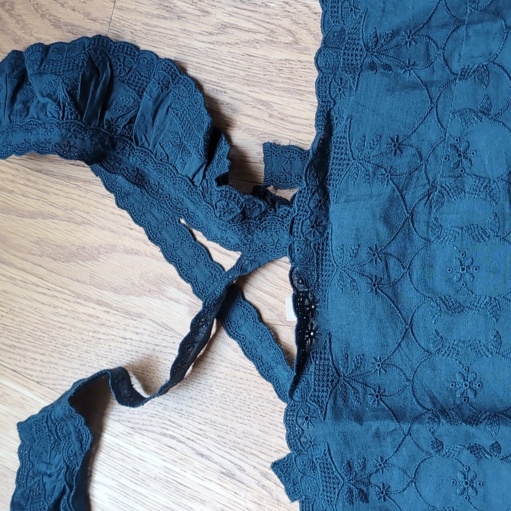 NWT Sezane Joséphine, Cerulean blue Pajama Set, US10 / EU42 - Picture 9 of 12